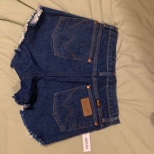 Wrangle Vintage Blue Denim Shorts